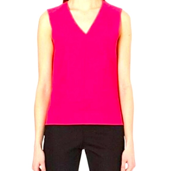 Ted Baker Hot Pink Dexi Sleeveless Top, 0UK,2US - Picture 1 of 12